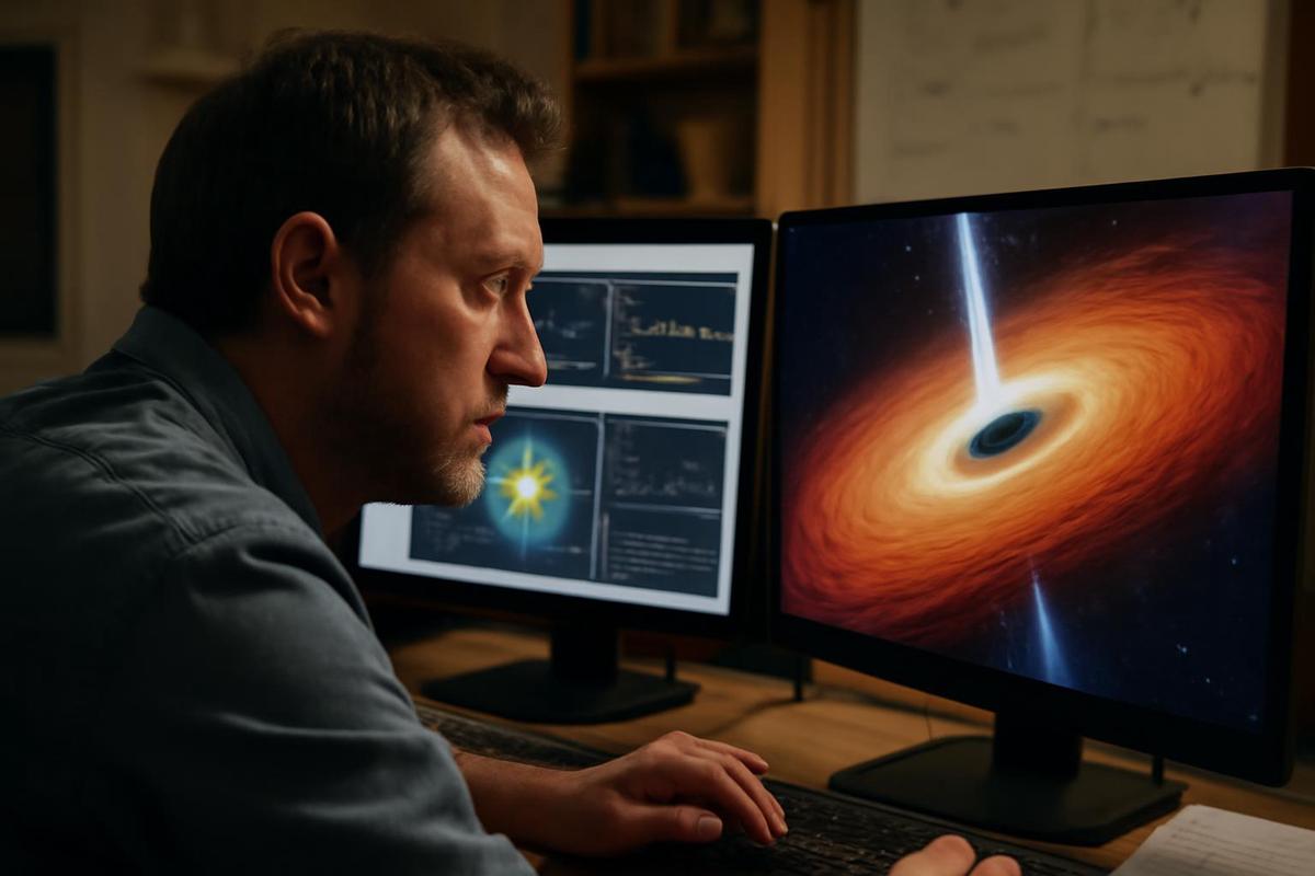 Astrónomos observan un agujero negro retorciendo el espacio-tiempo