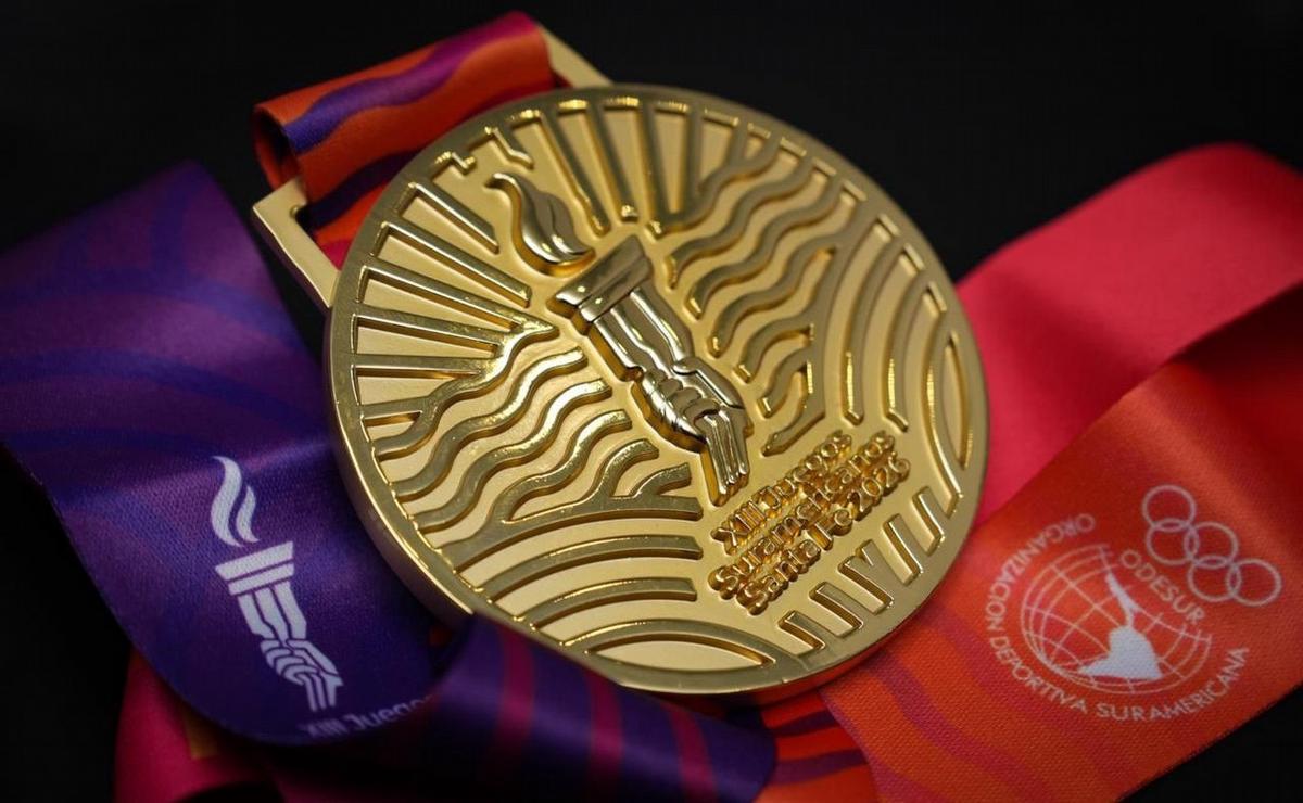 Medalla de los Juegos Suramericanos Santa Fe 2026.