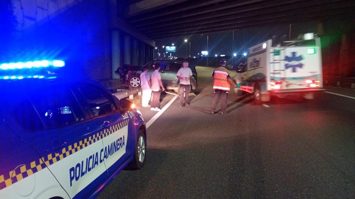 El accidente ocurrió en la Circunvalación de Córdoba.