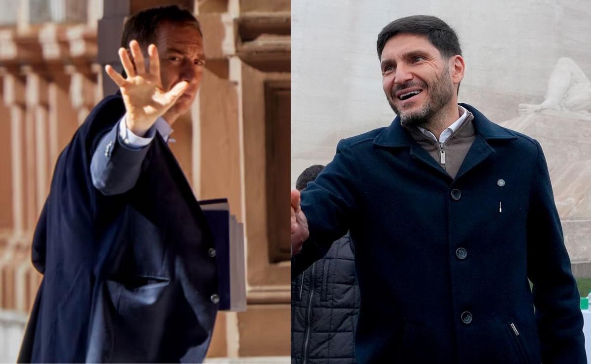 Santilli recibió a Pullaro en Casa Rosada.