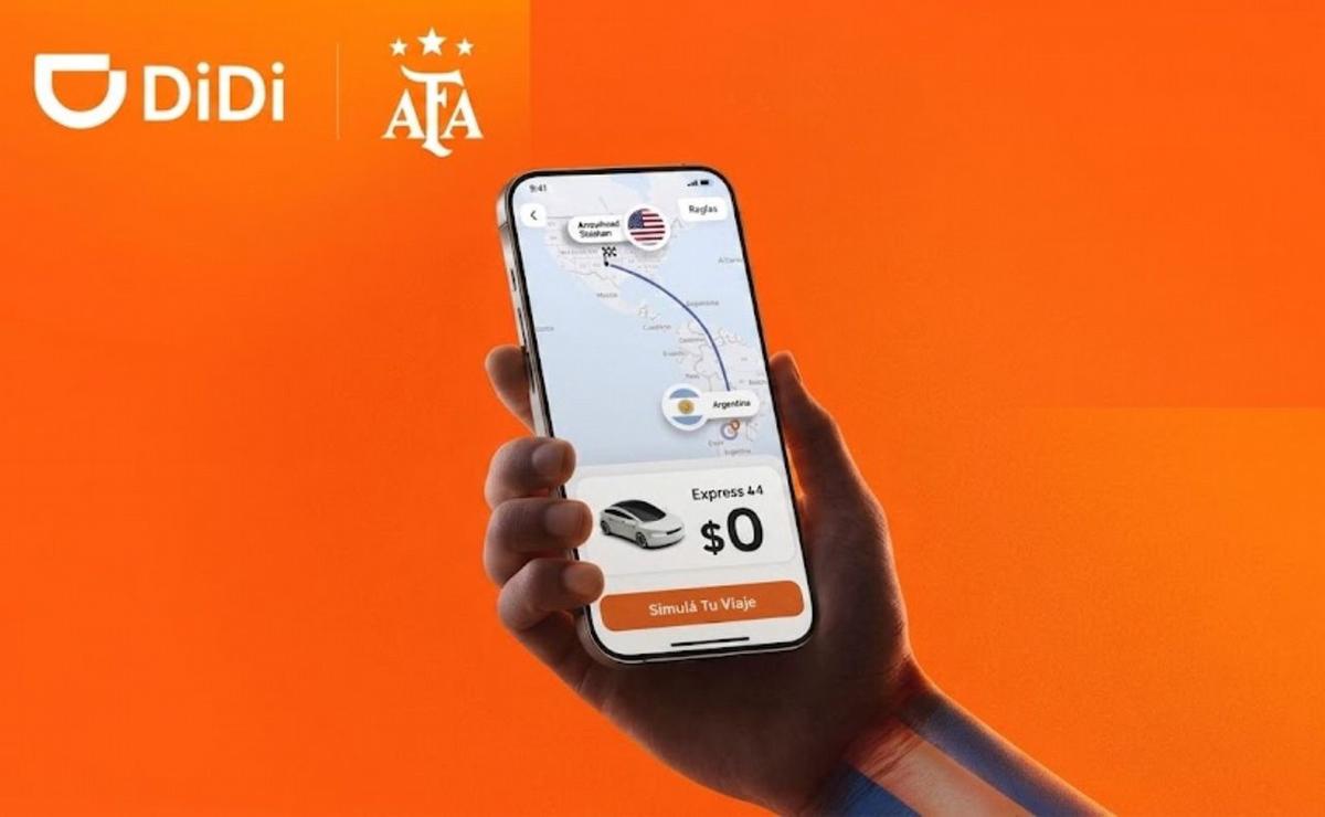 Promoción de DiDi para el Mundial 2026.