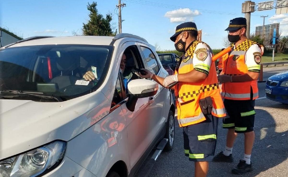 FOTO: Controles de alcoholemia en las rutas de Córdoba. (Foto: Policía Caminera)