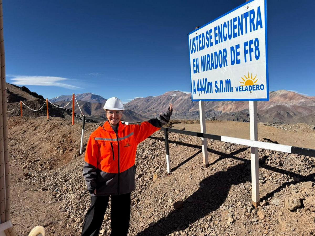 Veladero, la mina más importante del país.