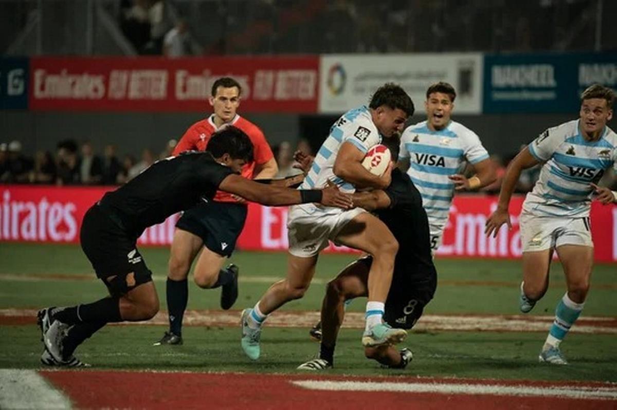 FOTO: Los Pumas 7s se quedaron con el bronce en Dubái al ganarle a Nueva Zelanda