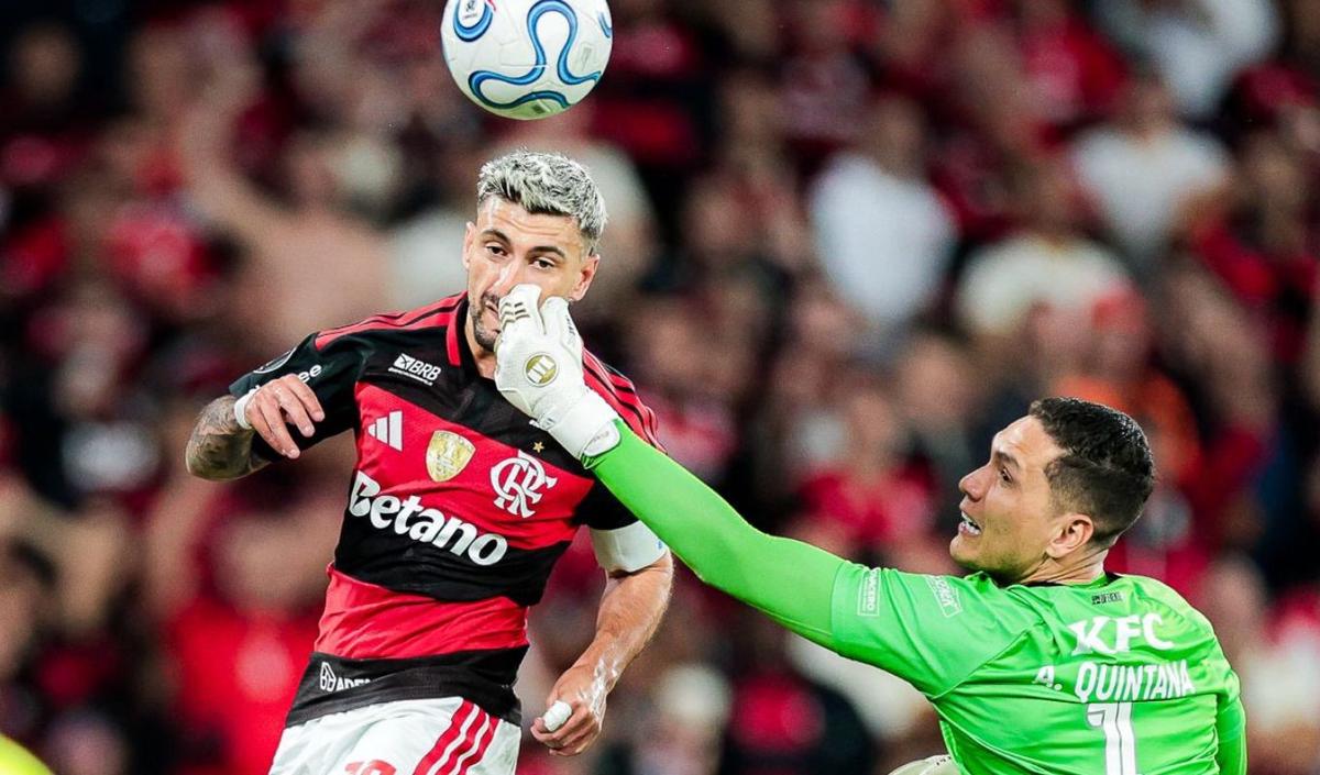 Giorgian de Arrascaeta, autor del gol del empate del equipo brasileño.
