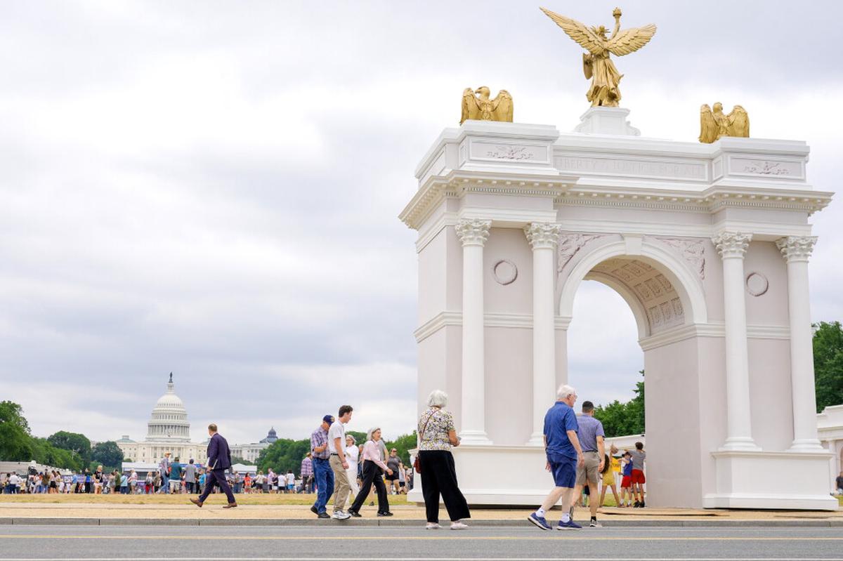 Arco triunfal de Trump podría dañar la integridad de sitios históricos de Washington, según informe
