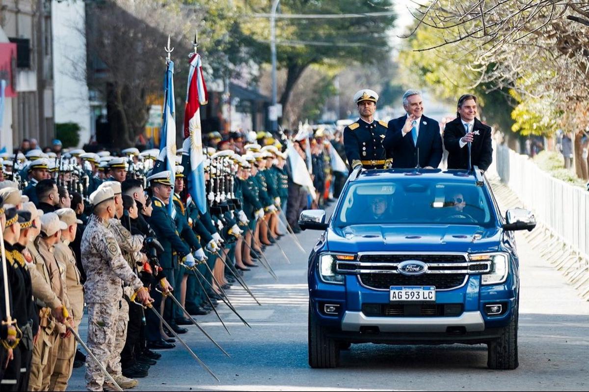 Actos por el Día de la Bandera en Bell Ville. (Foto: Gobierno de Córdoba)