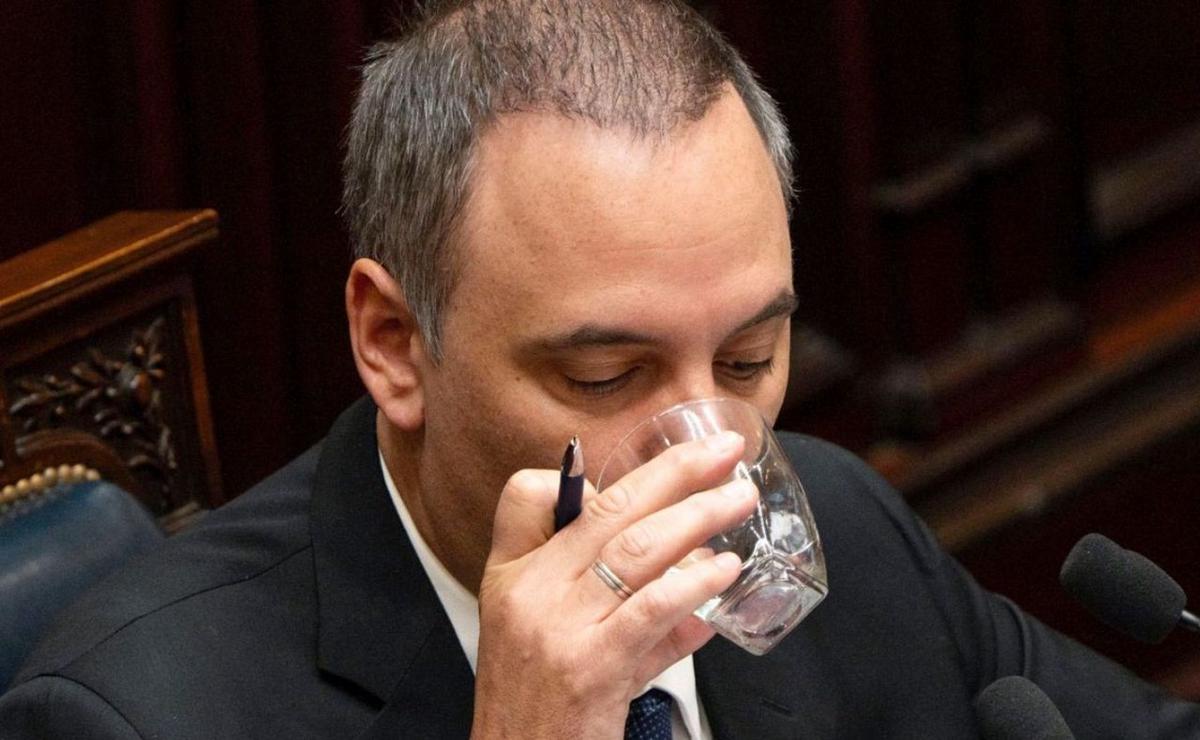 El jefe de Gabinete, Manuel Adorni.
