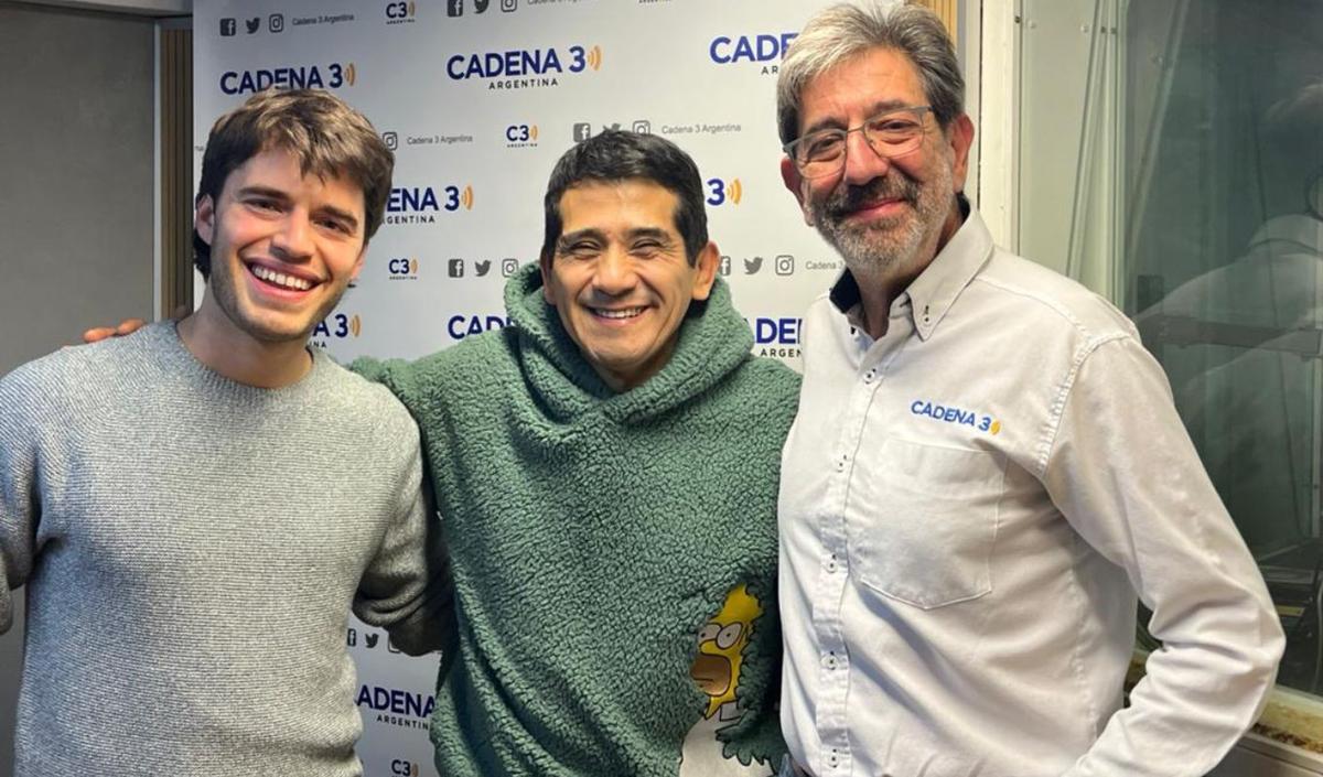 Francisco Vidal, Osqui Guzmán y Chema Forte.