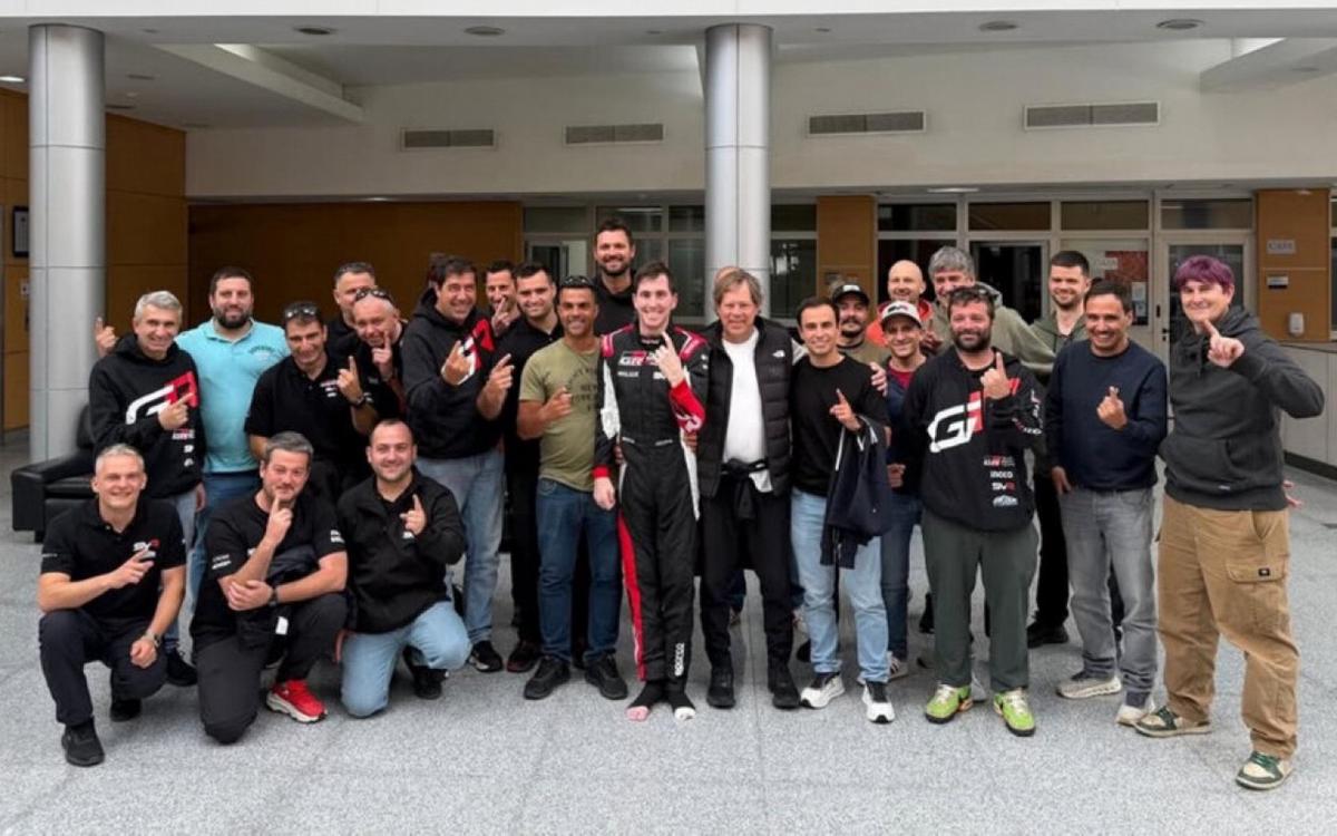 El Toyota Gazoo Racing pasó por B.A. para reencontrarse con Yacopini