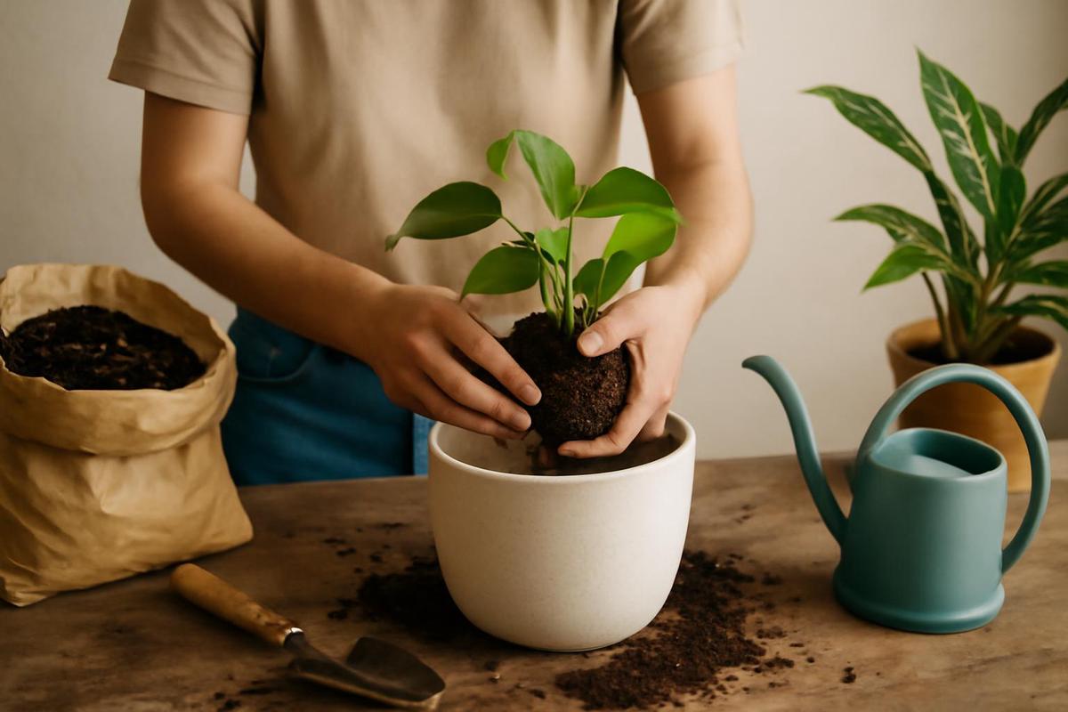 Guía para trasplantar plantas de interior con éxito