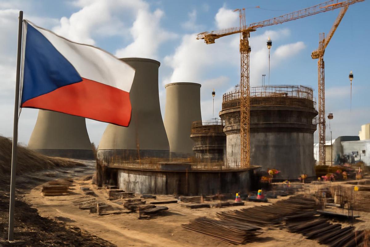 Planta nuclear de Dukovany en la República Checa