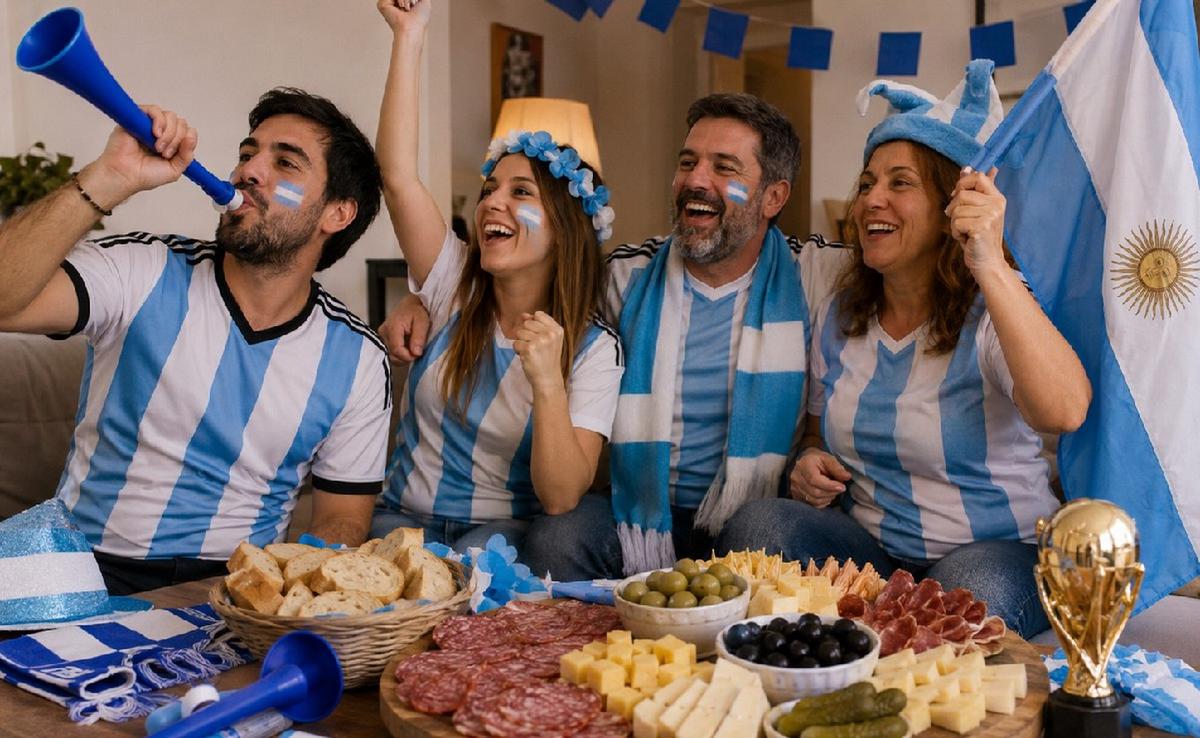 Una picada para cuatro personas que ronda los $25.000. (Imagen generada con IA)