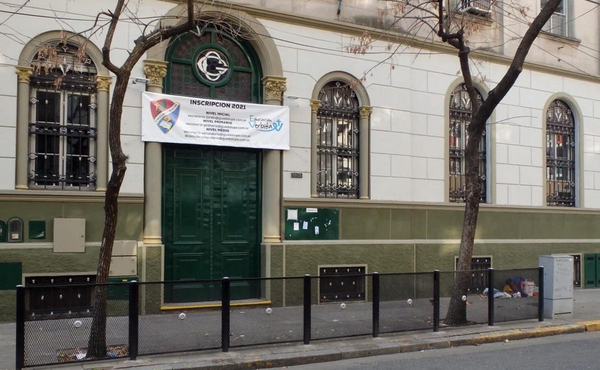 El accidente sucedió en el Colegio Guadalupe de Capital Federal.