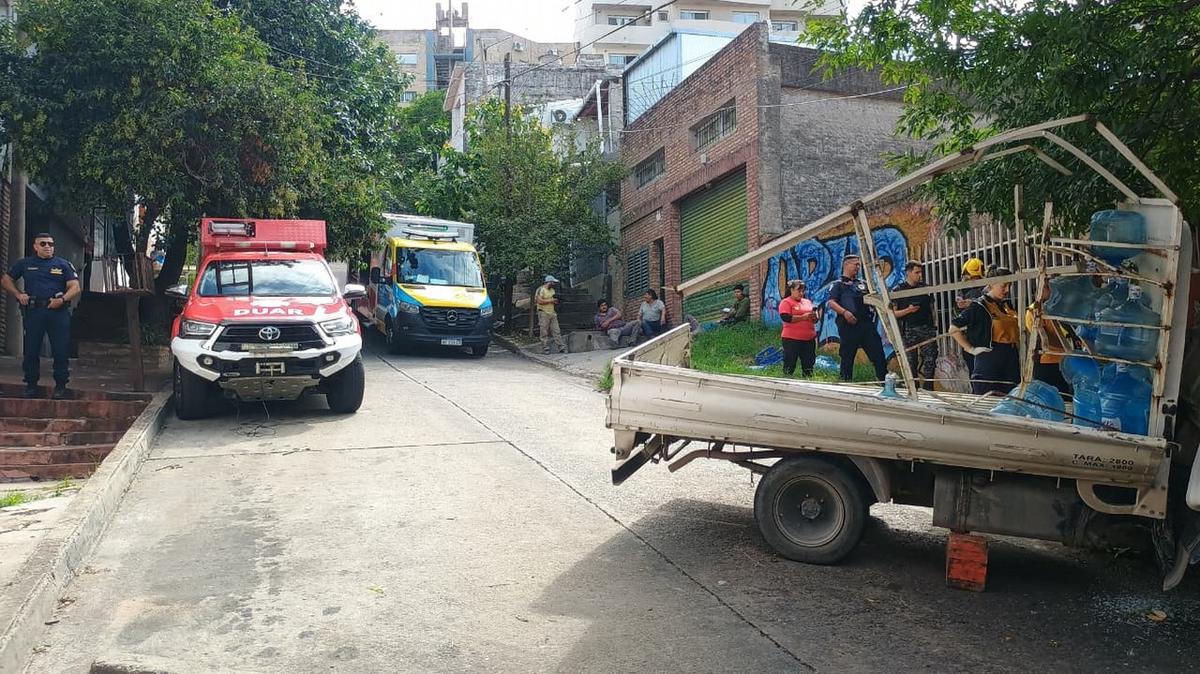 El siniestro se registró en calle Urquiza al 800.