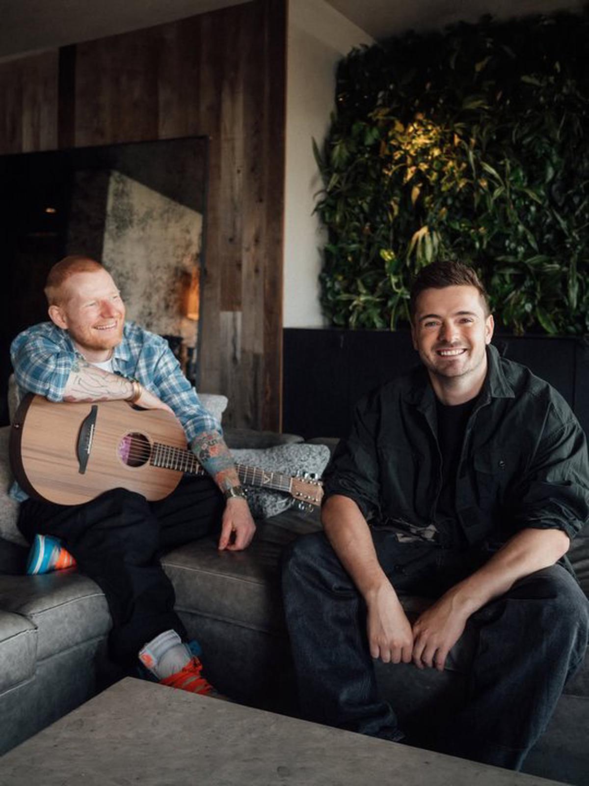 Martin Garrix y Ed Sheeran. Foto: Agencia NA/Redes
