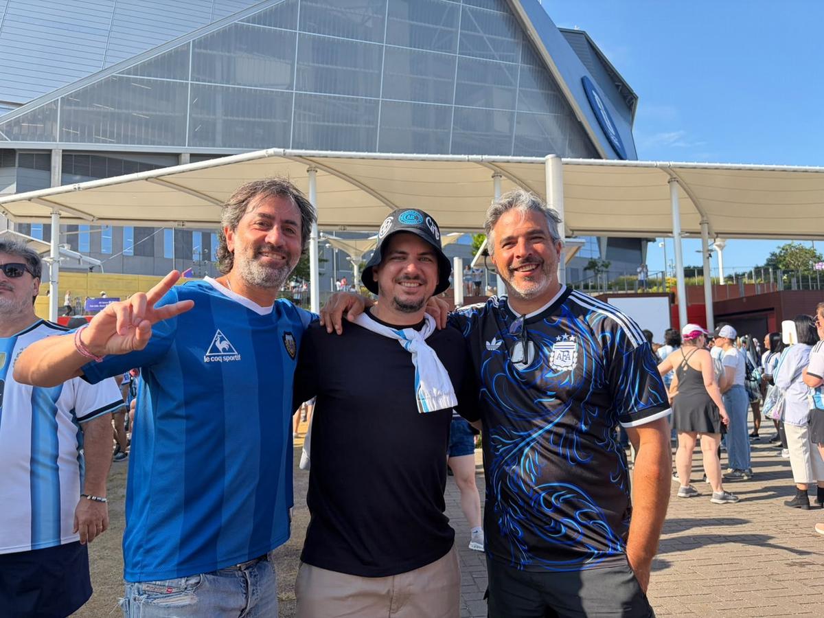 El celeste y blanco inundó las calles y el estadio de Atlanta.