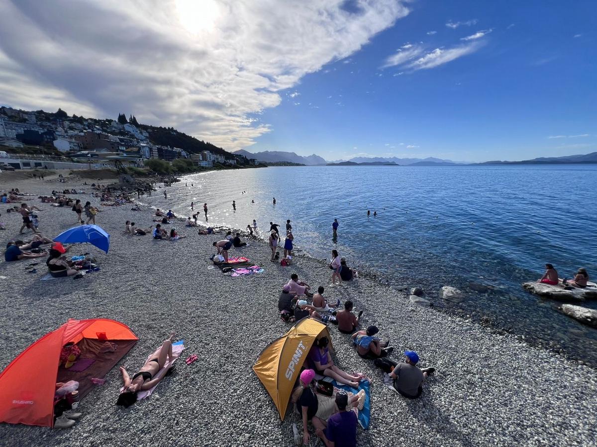 Playa Bonita se consolida como uno de los destino favoritos de Bariloche