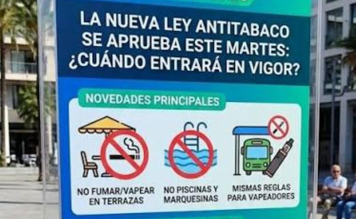 España prohíbe fumar y vapear en terrazas