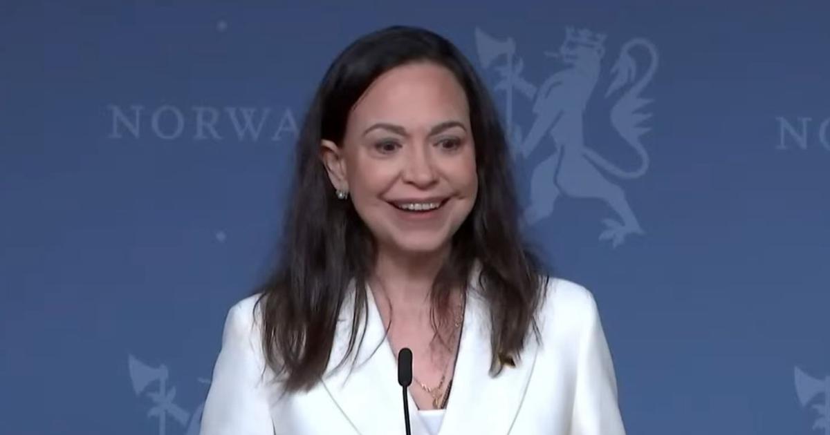 La dirigente opositora de Venezuela, María Corina Machado. Foto: Agencia NA (Captura)