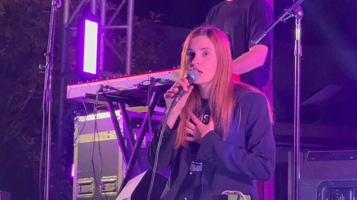 Manu Martínez, hija de Ciro, en La Casita del Blues.