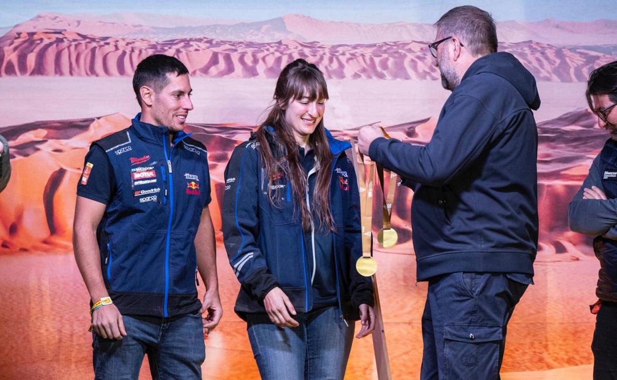 FOTO: Nico y Vale se llevaron la medalla del mundial por las 48 Horas