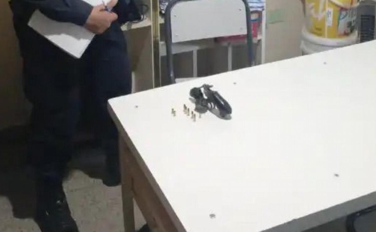 El arma que la joven llevó a la escuela.