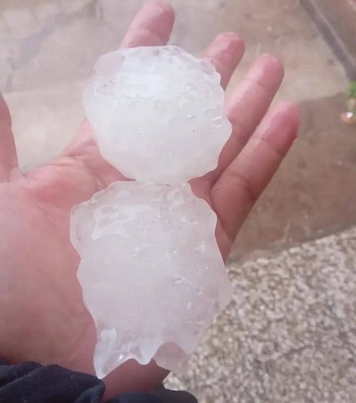Impresionante granizo cubrió a Almafuerte y Embalse: impactantes imágenes