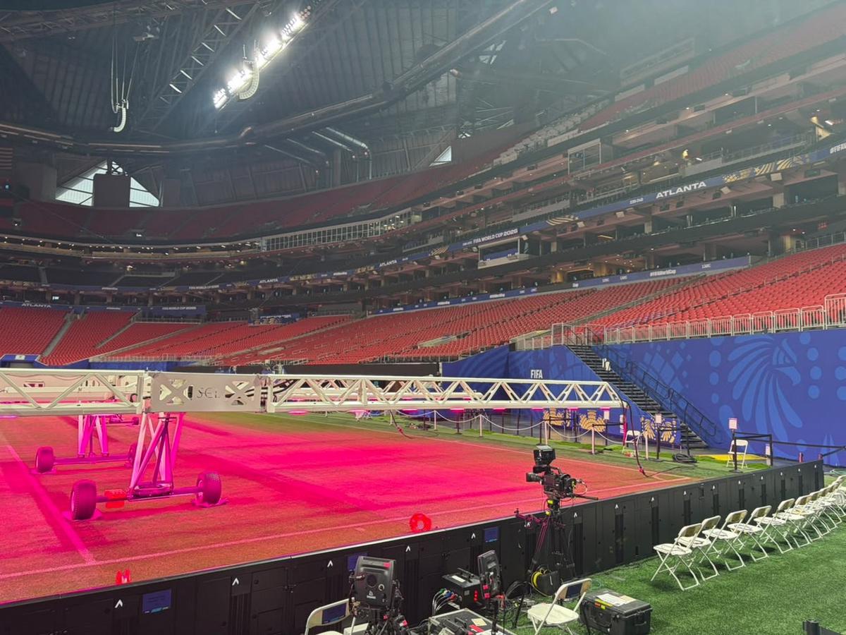 El imponente estadio de Atlanta que albergará el duelo de octavos este martes.