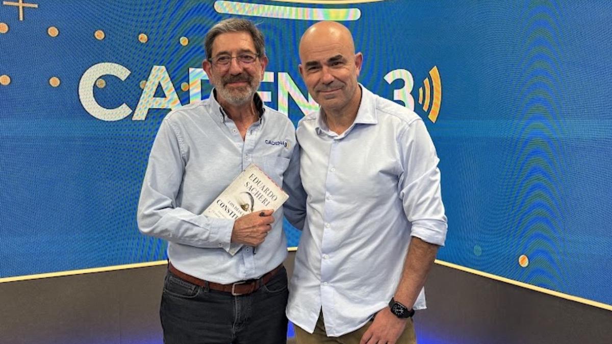 Chema Forte y Eduardo Sacheri en Amamos los Domingos