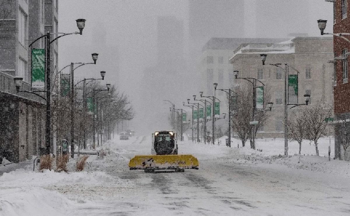 FOTO: Histórica nevada en Estados Unidos. (Foto: NA)