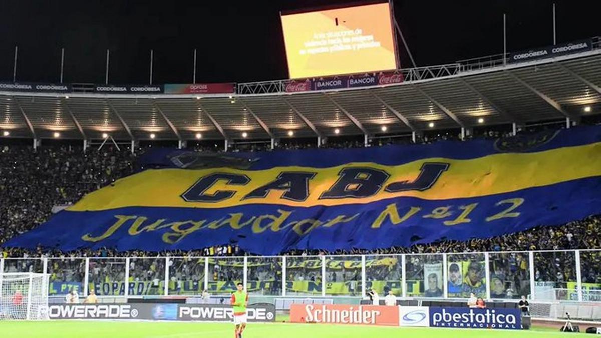 Los hinchas de Boca en el Kempes.