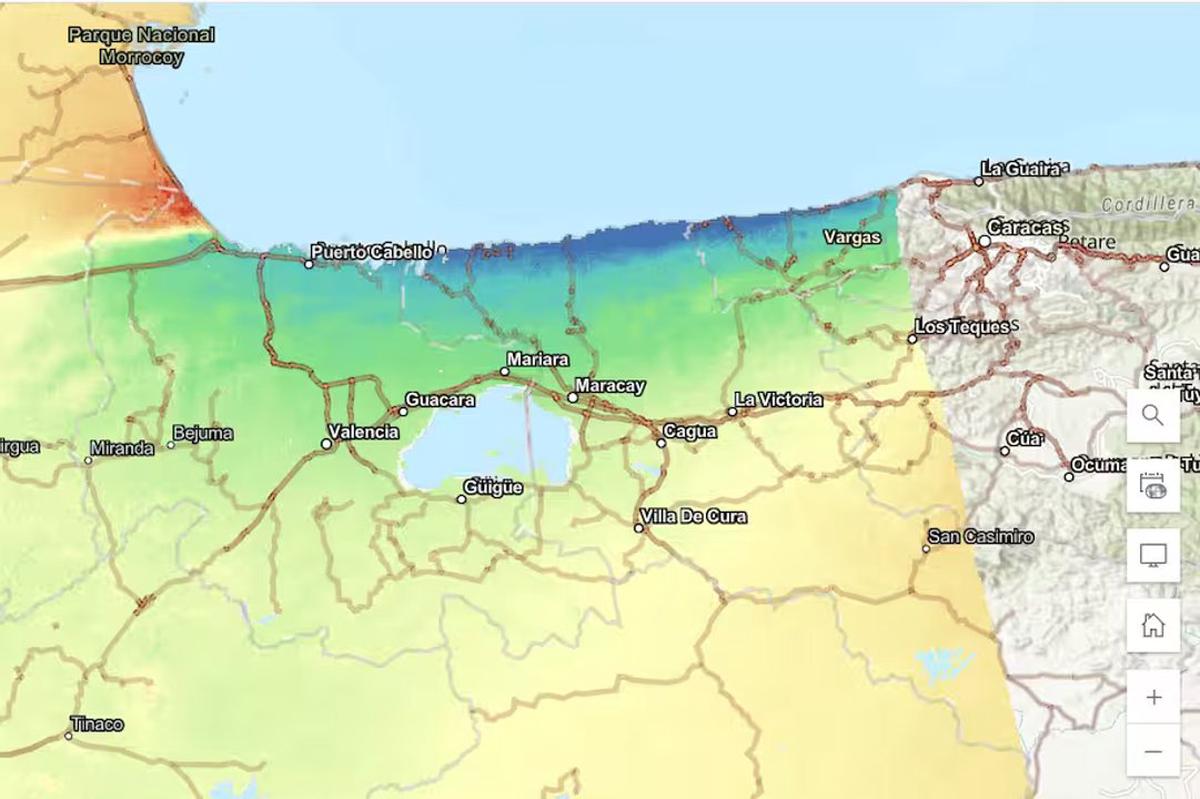 La NASA mostró cómo los terremotos desplazaron la superficie terrestre en Venezuela.