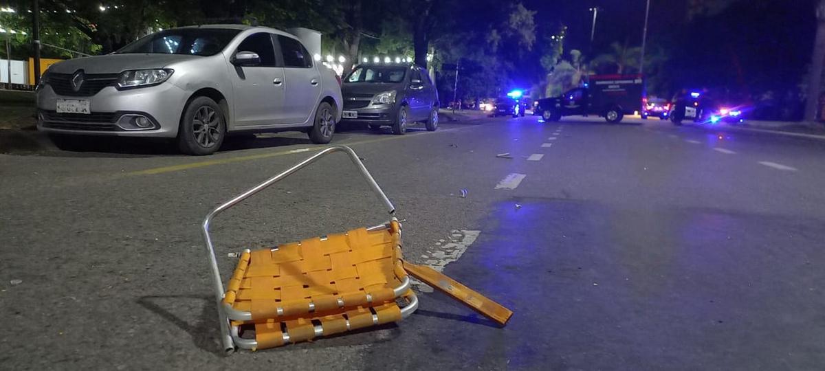 FOTO: La tragedia ocurrió en la noche del domingo en la avenida Almirante Brown.