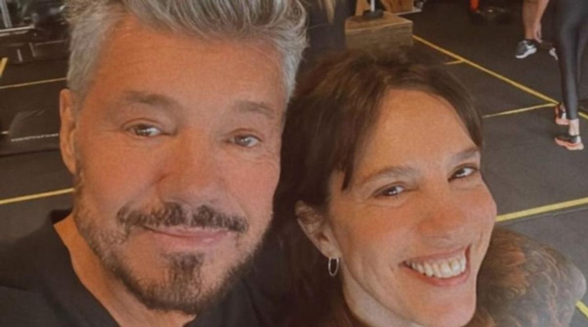 Marcelo Tinelli y Paula Robles hace un año iban juntos al gimnasio/Fotografía: Instagram