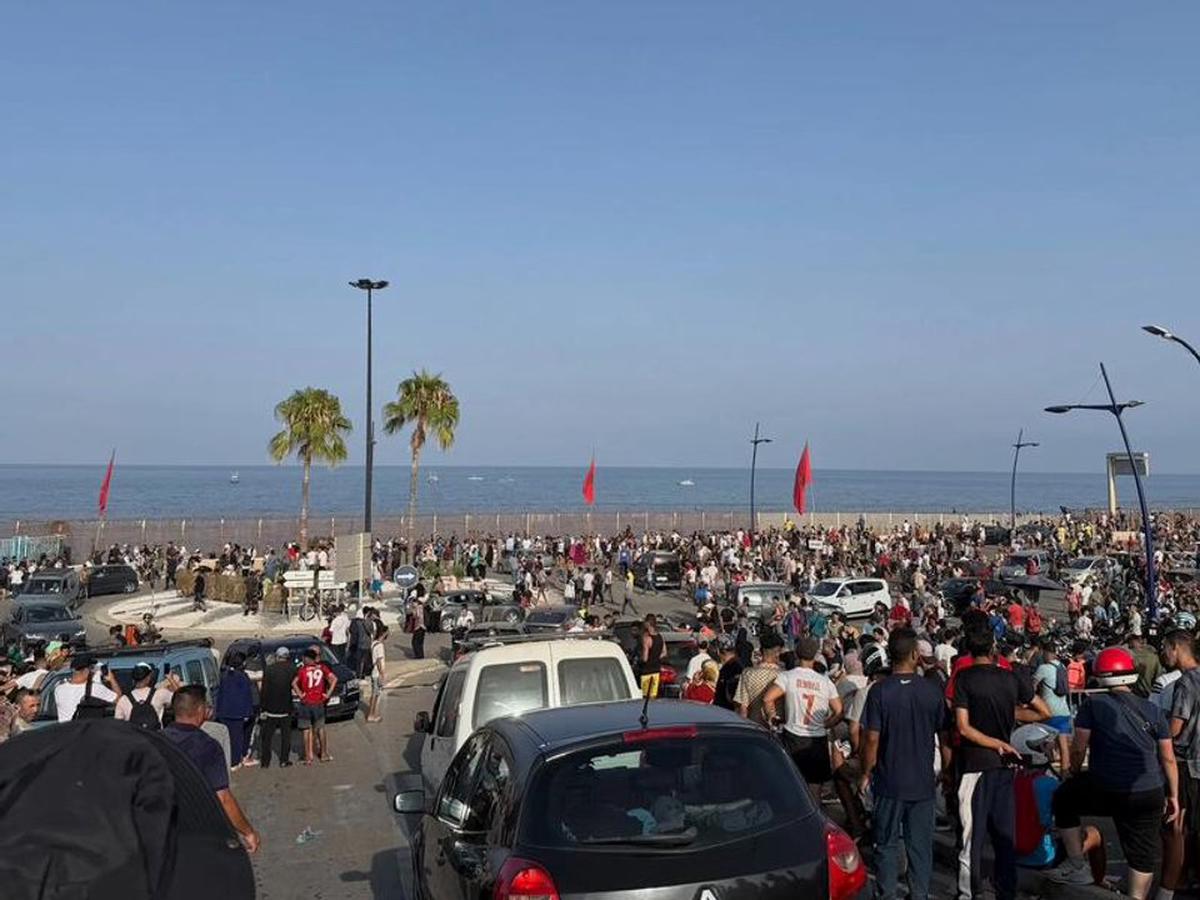 Imagen correspondiente a los preparativos para el cruce.