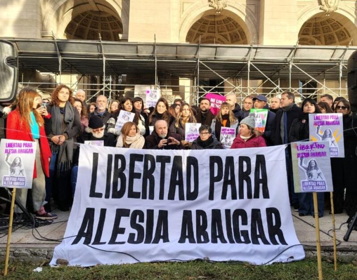 Alesia Abaigar, una de las detenidas por el escrache a José Luis Espert.