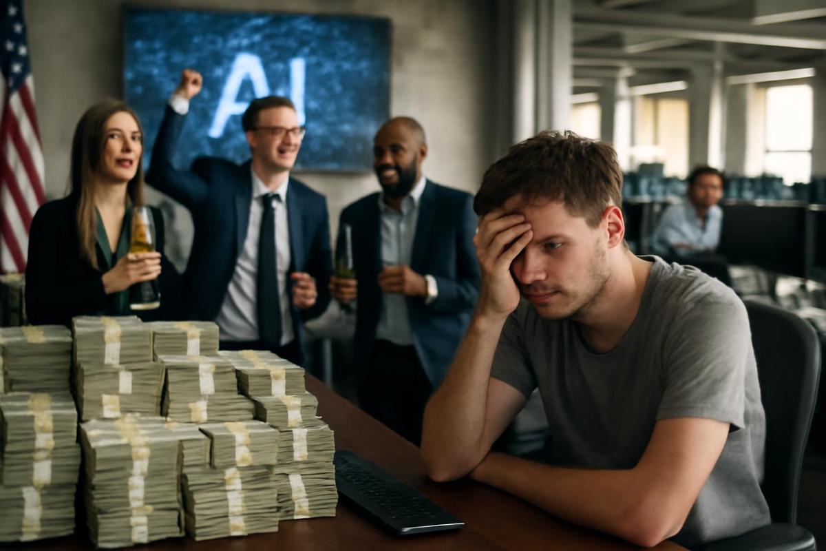 La brecha entre los ganadores y perdedores en la fiebre del AI