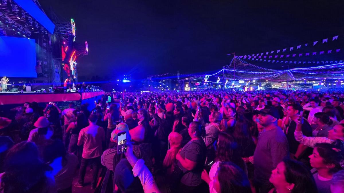 Segunda noche multitudinaria en el Carnaval de los Tekis. (Alejandro Bustos/Cadena 3)