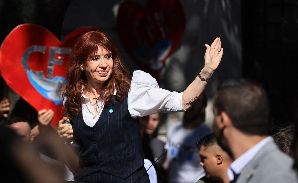 La expresidenta Cristina Kirchner.