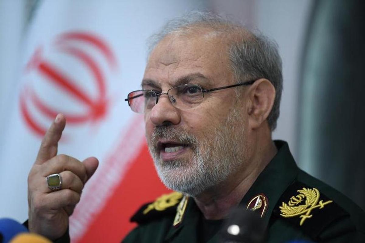 El portavoz del Cuerpo de los Guardianes de la Revolución Islámica, Hossein Mohebbi.