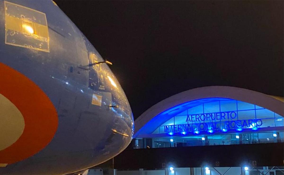 Archivo.- El aeropuerto de Rosario estuvo cerrado por obras.