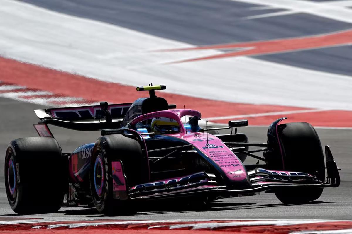 Franco Colapinto va por una buena carrera en el Circuito de las Américas.