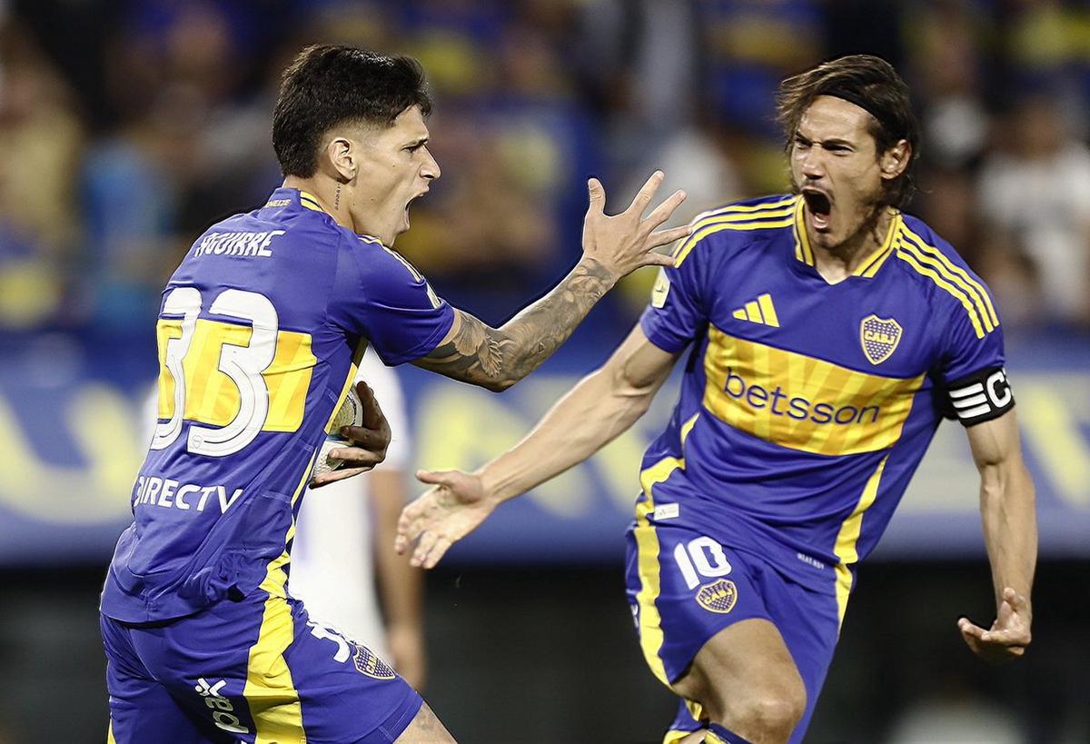 FOTO: Boca se mide ante Godoy Cruz en La Bombonera.