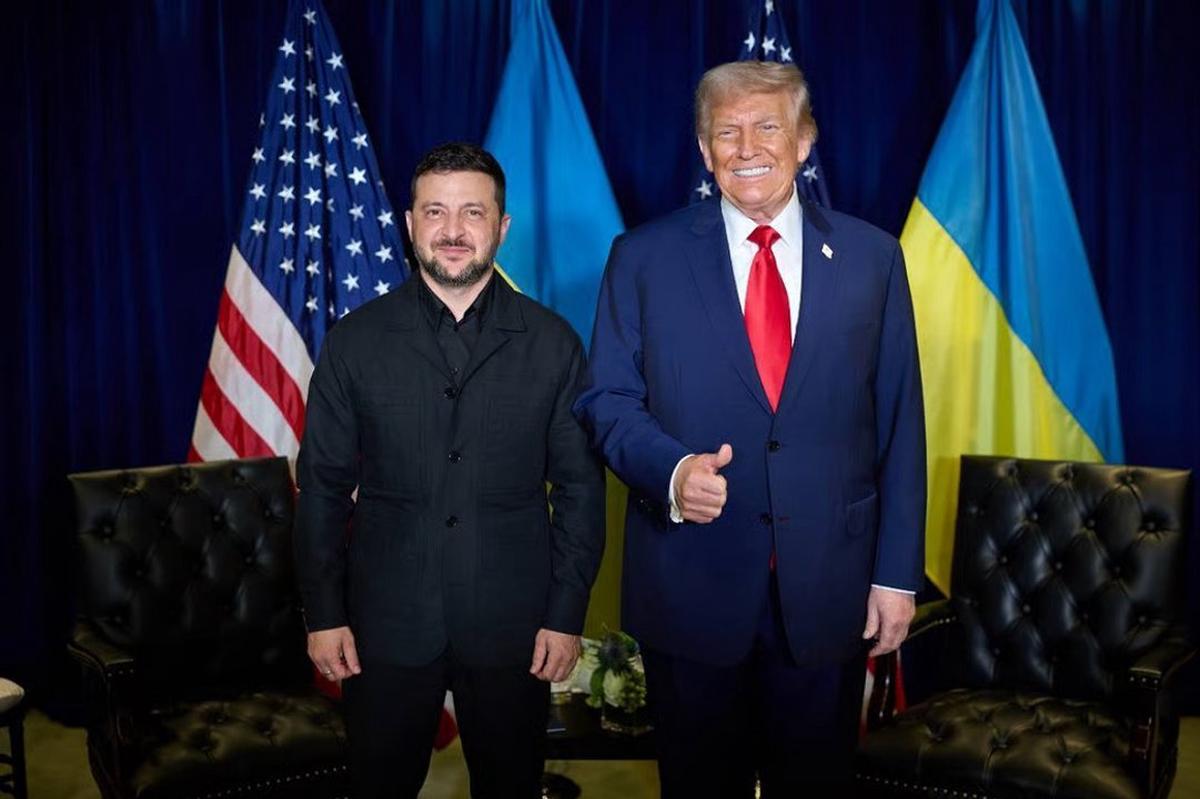 Zelensky y Trump. Foto: Agencia NA/Redes.