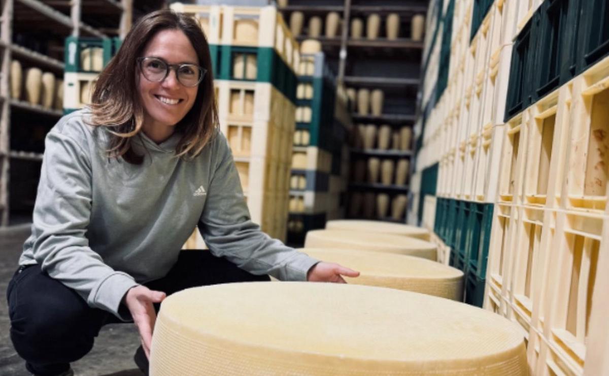 Claudia Tartaglia es fromagelier.