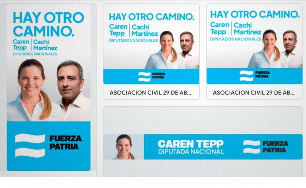 Google asoció la campaña de Tepp y Martínez con fondos de la ONG 29 de Abril.