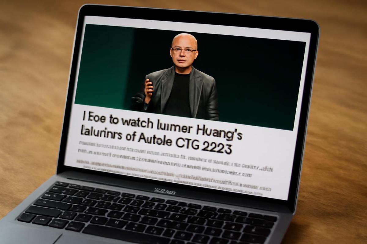 Jensen Huang en la keynote de Nvidia GTC 2026