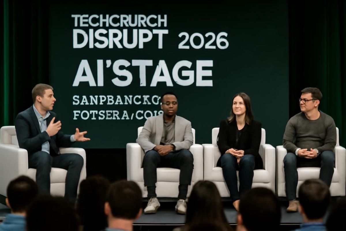 Imagen del evento TechCrunch Disrupt 2026