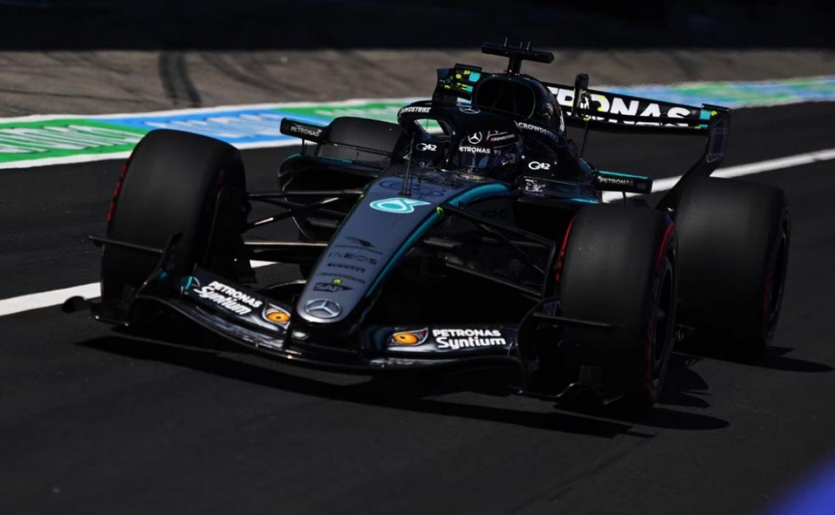 Mercedes arrancó otra vez al frente con Russell y Antonelli